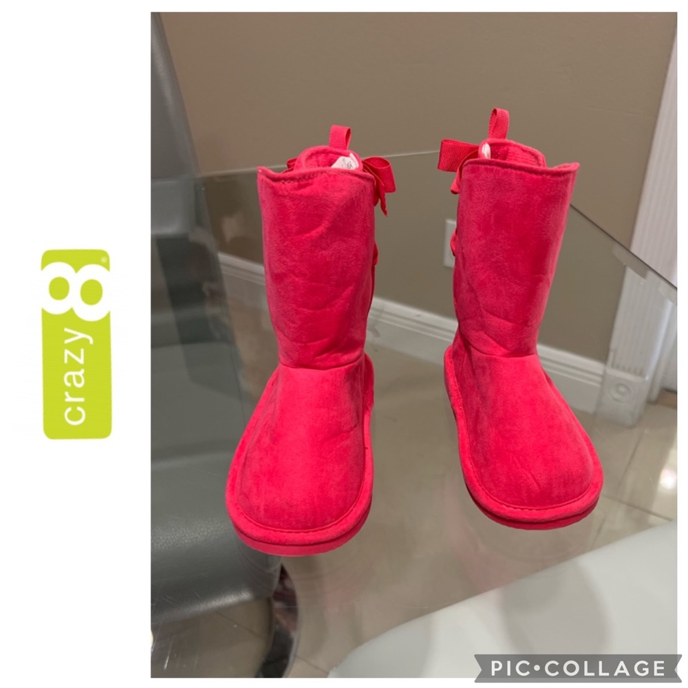 Crazy 8 toddler girls Boots size 7 (NWOT)